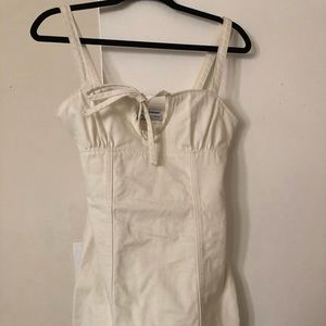 Urban Outfitters Ivory Denim Dress
